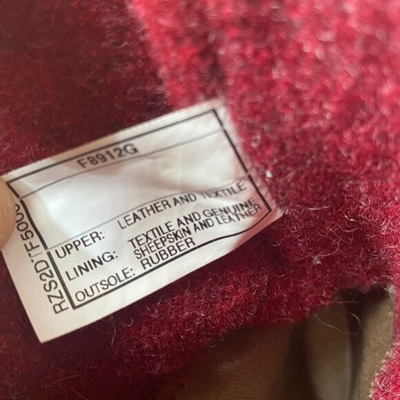 UGG Australia Boots Women sz 8 gray/burgundy zip Lace Up Combat Heel Ladies - Picture 16 of 16